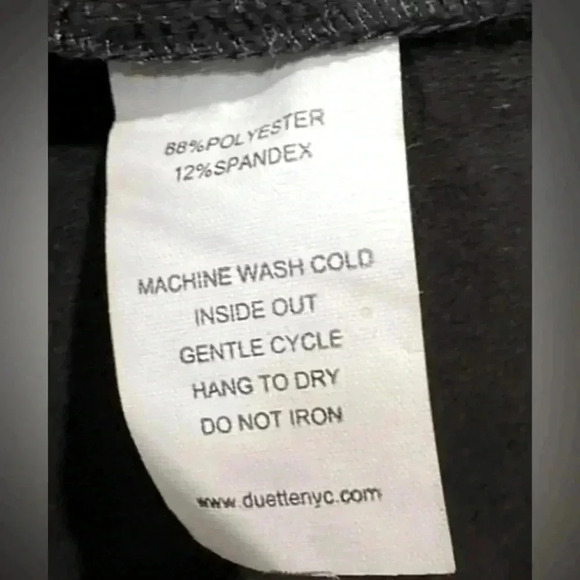 Duette NYC, Vegan Matte Leather Biker Jacket, Large, Black - Picture 9 of 13